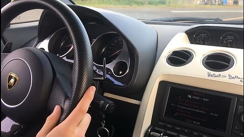 Lamborghini no modo corsa! Animal!