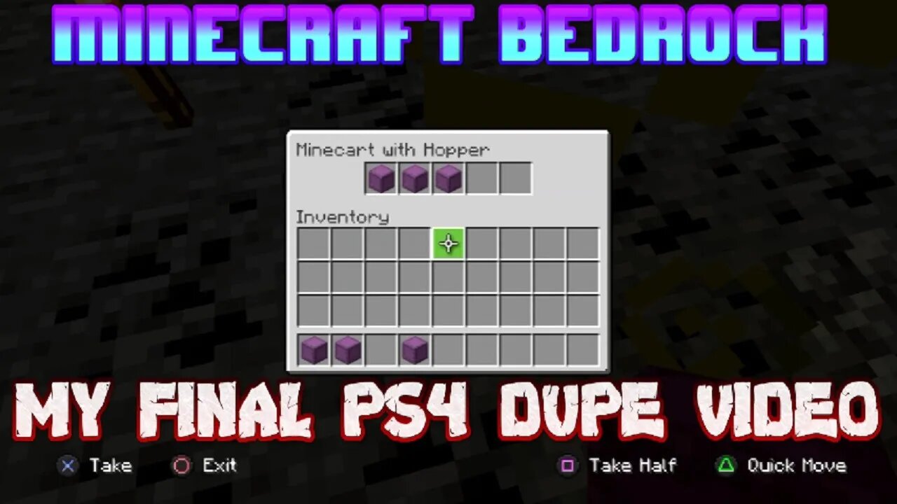 Minecraft: PS4 Ultimate Duplication Glitch (10/23/2020)