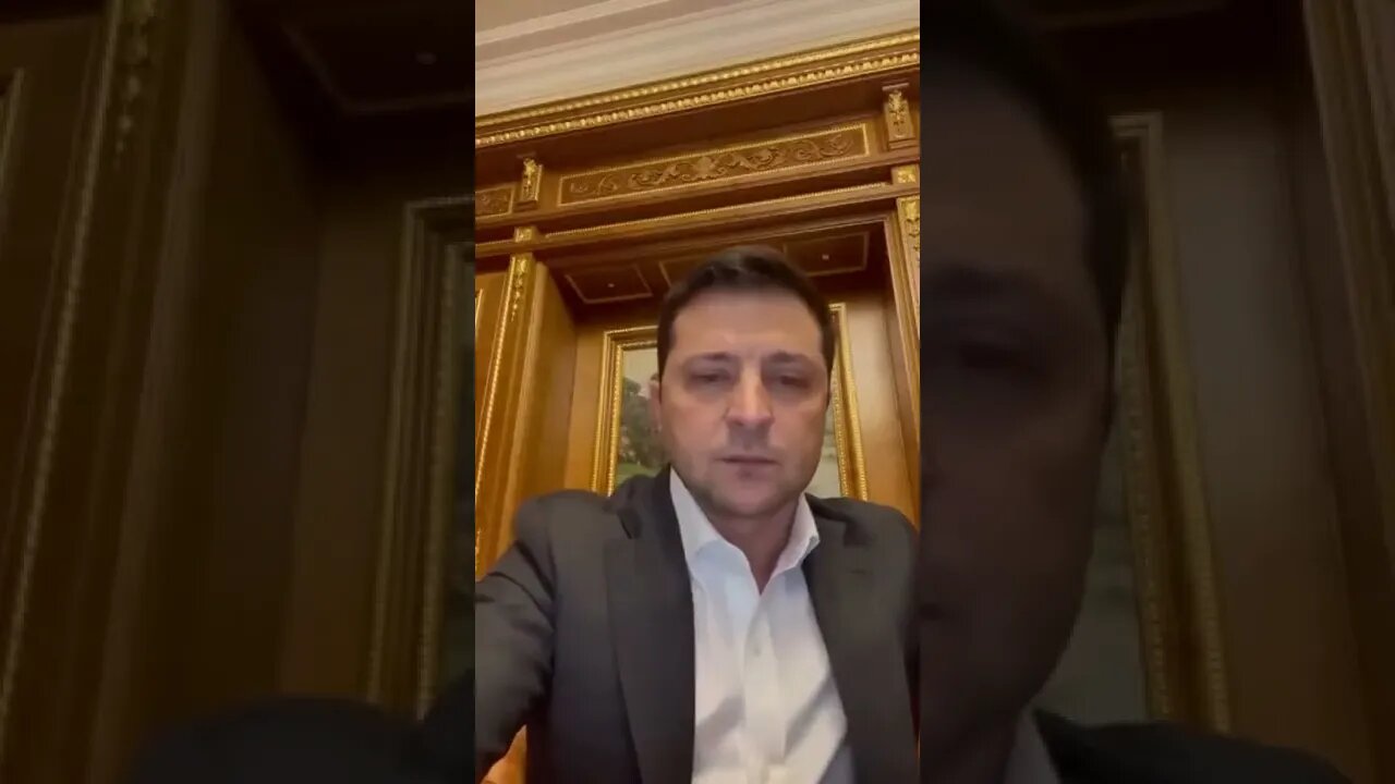 Ukraine President Volodymyr Zelenskyy After Russian Attack