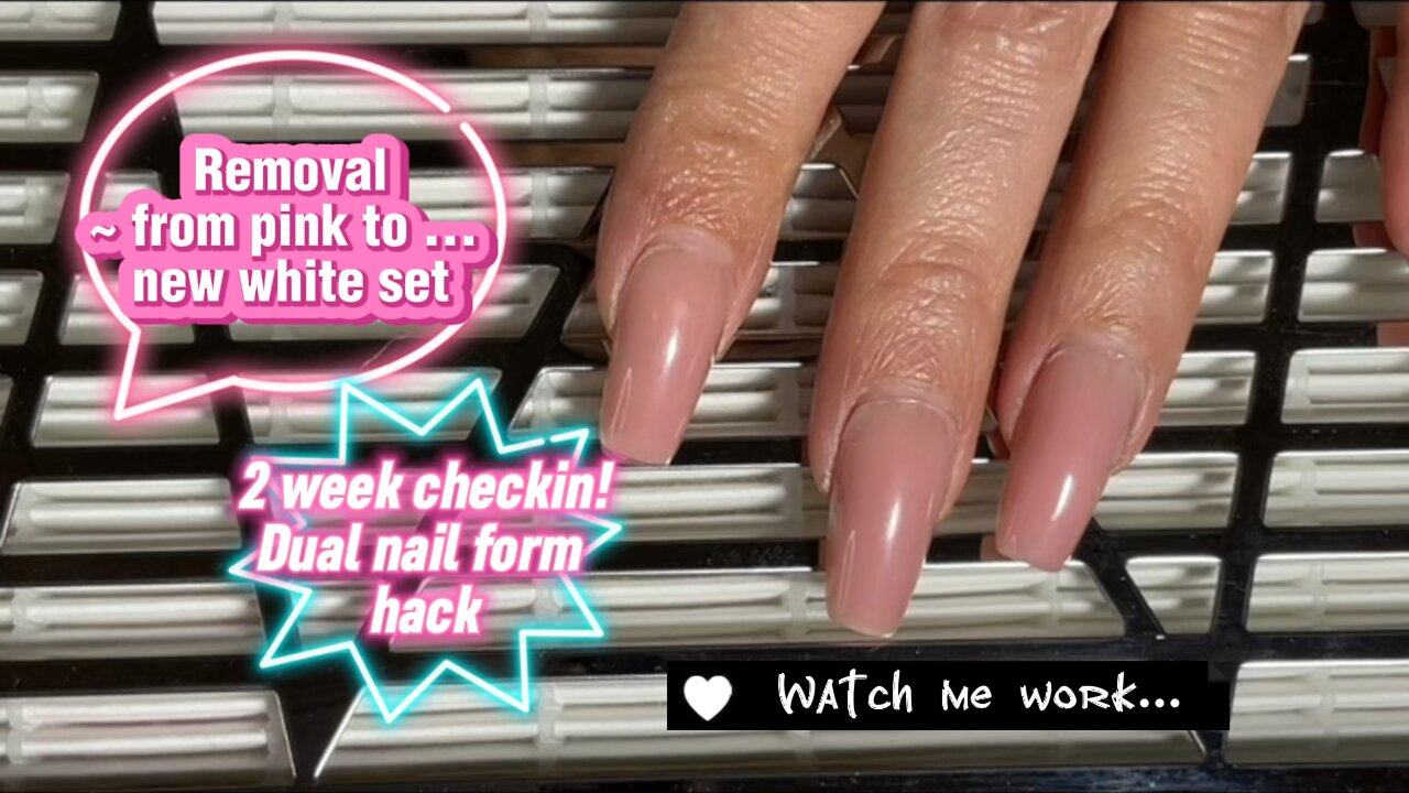 2 Week Check | Dual Nail Form Hack| Removal + New Set || Cats Claws XO