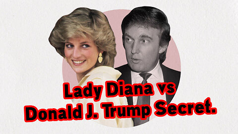 JFK Jr is Dead ~ Lady Diana - Donald J. Trump Secret.