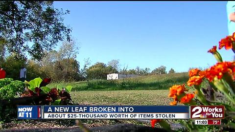 A New Leaf organization broken into