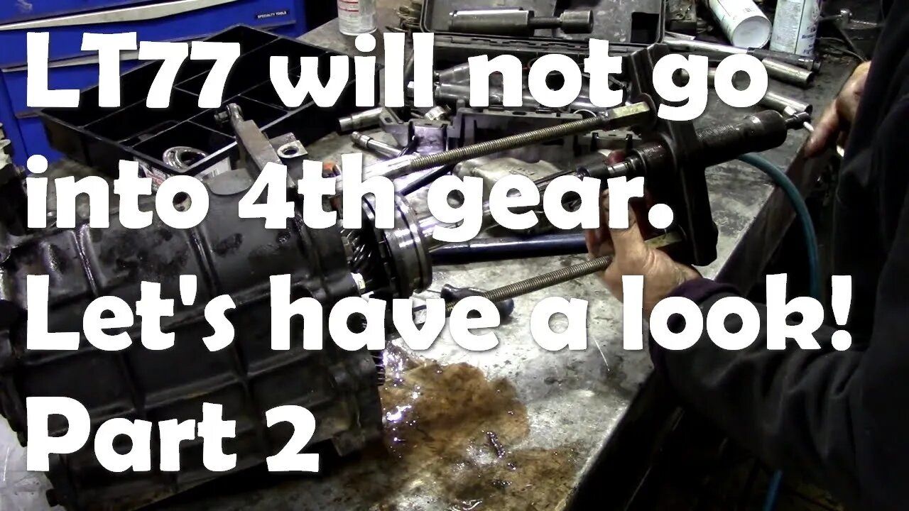 Robert's LT77 gearbox. Why is it difficult to engage 4th gear? Part 2