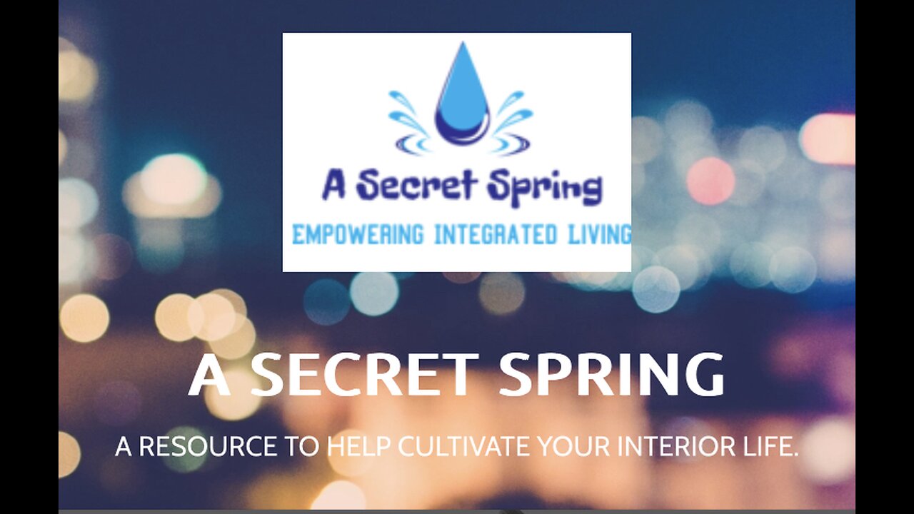 Welcome & Intro to Secret Spring