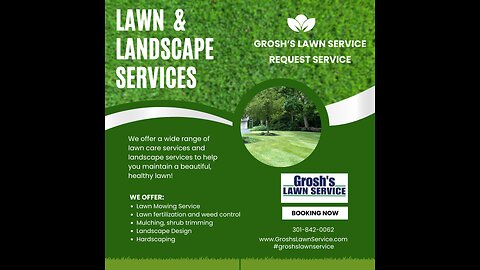 Landscape Company Hagerstown Maryland GroshsLawnService.com