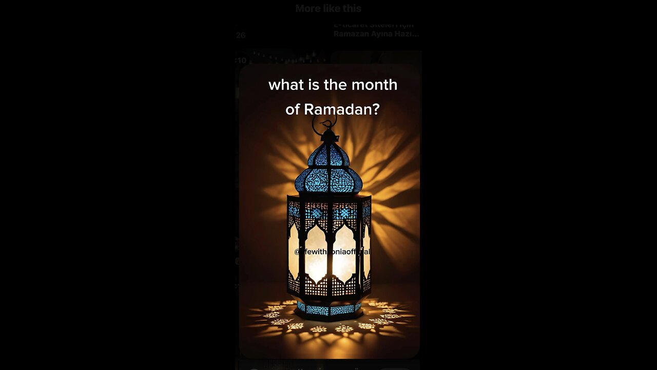 what is the month of Ramadan?