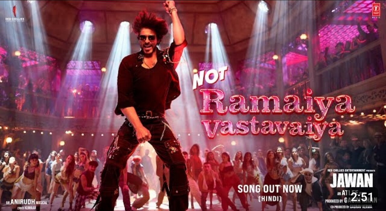 Jawan: Not Ramaiya Vastavaiya | Shah Rukh Khan | Atlee | Anirudh | Nayanthara | Vishal D | Shilpa R