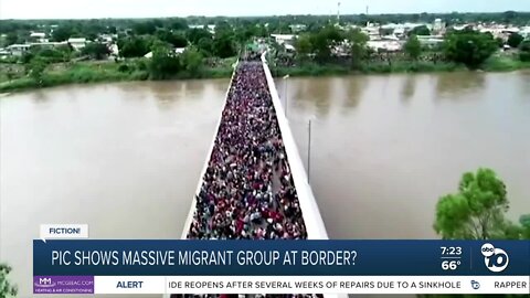Fact or Fiction: Photo shows massive migrant group at border?