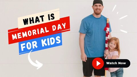 What is Memorial Day? An explanation for Kids with a fun Activity to Make your Own Poppy Flowers!