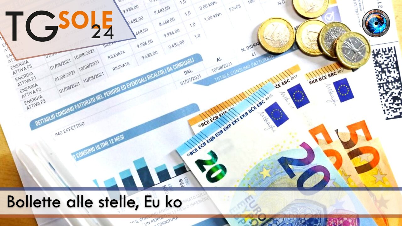 TgSole24 - 8 settembre 2022 - Bollette alle stelle, Eu ko