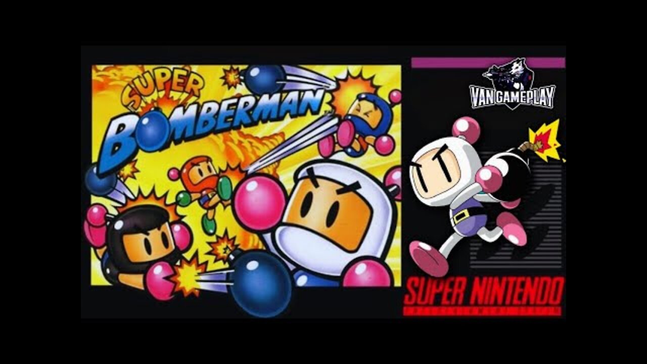 Super Bomberman ate zerar (Snes) Cortes da Live.