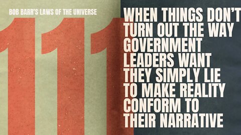 Biden's Broke Promise | Bob Barr's Laws of the Universe Best Of #1