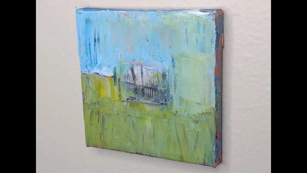 Deck of Dreams, a new small painting by Mark Rushton