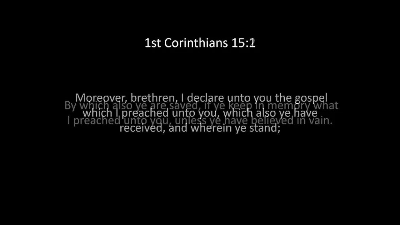 1st Corinthians Chapter 15