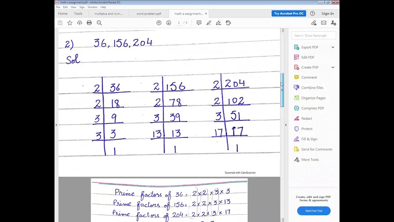 Math A Class 5 14 12 20
