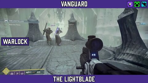 Destiny 2 Vanguard Strike; The Lightblade with Voidwalker Warlock | Xbox Series X