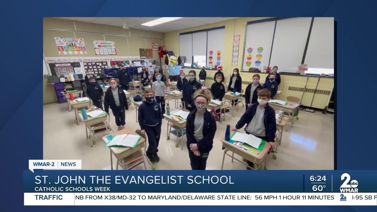 Good Morning Maryland from St. John the Evangelist School in Hydes