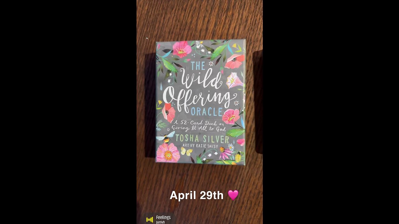 4/29/23 card: feelings