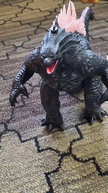 Remote Control Godzilla heat ray breath #godzillaxkong