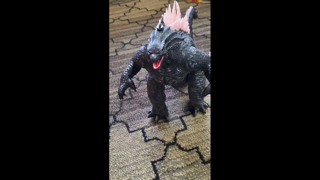 Remote Control Godzilla heat ray breath #godzillaxkong