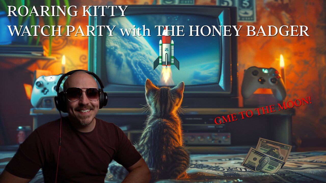 A Divisive Watch Party with The Honey Badger - The Roaring Kitty Livestream