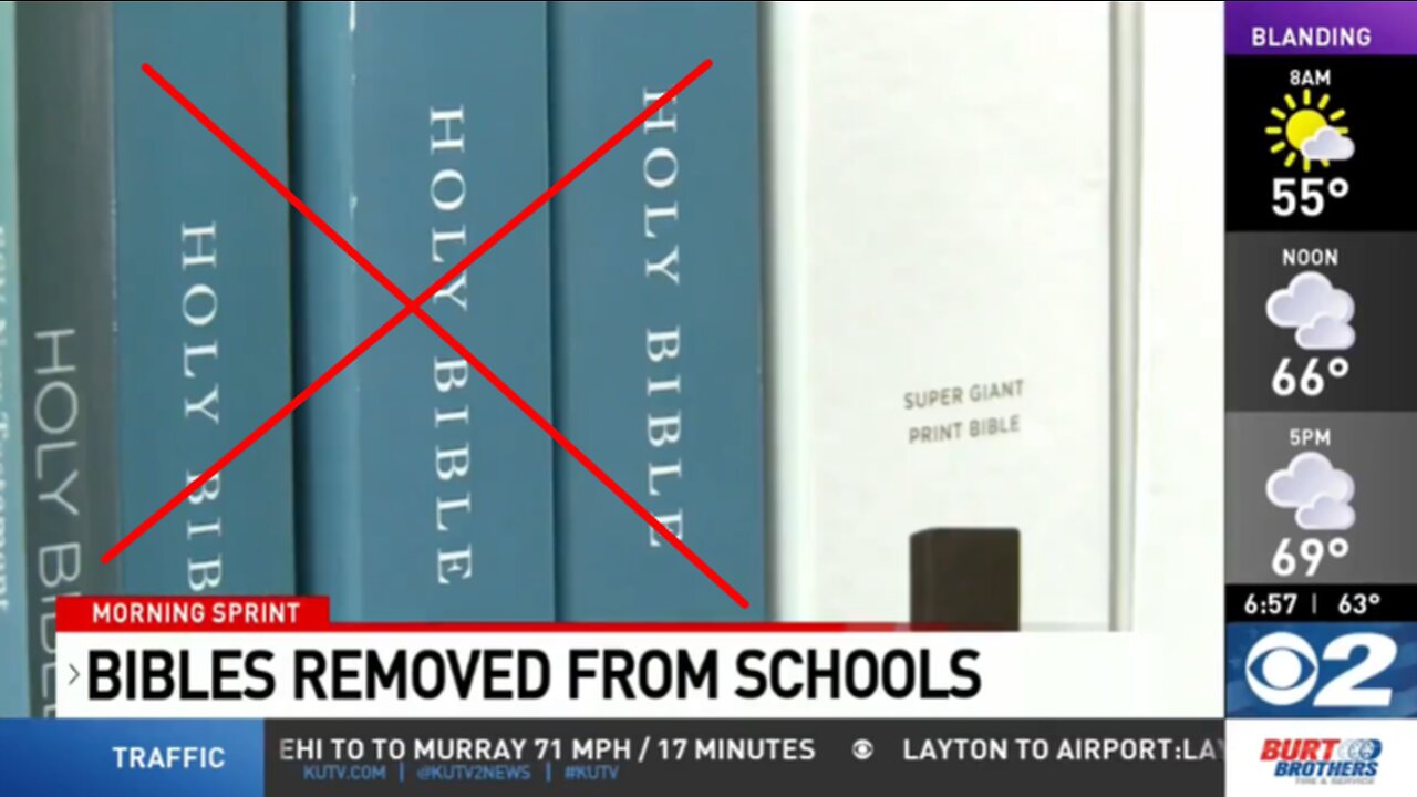 Utah removed "The King James Bible" from all elementary school libraries