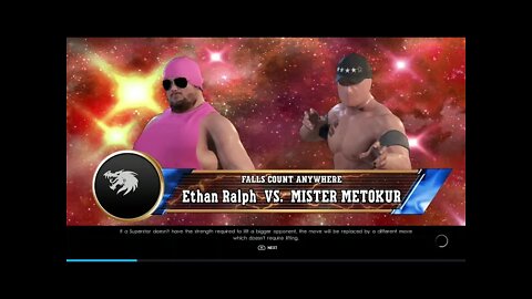 Ethan Ralph vs Mister Metokur pin anywhere