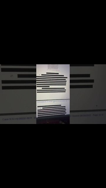The mar a Lago raid affidavit has been released and it’s redacted to hell and back￼