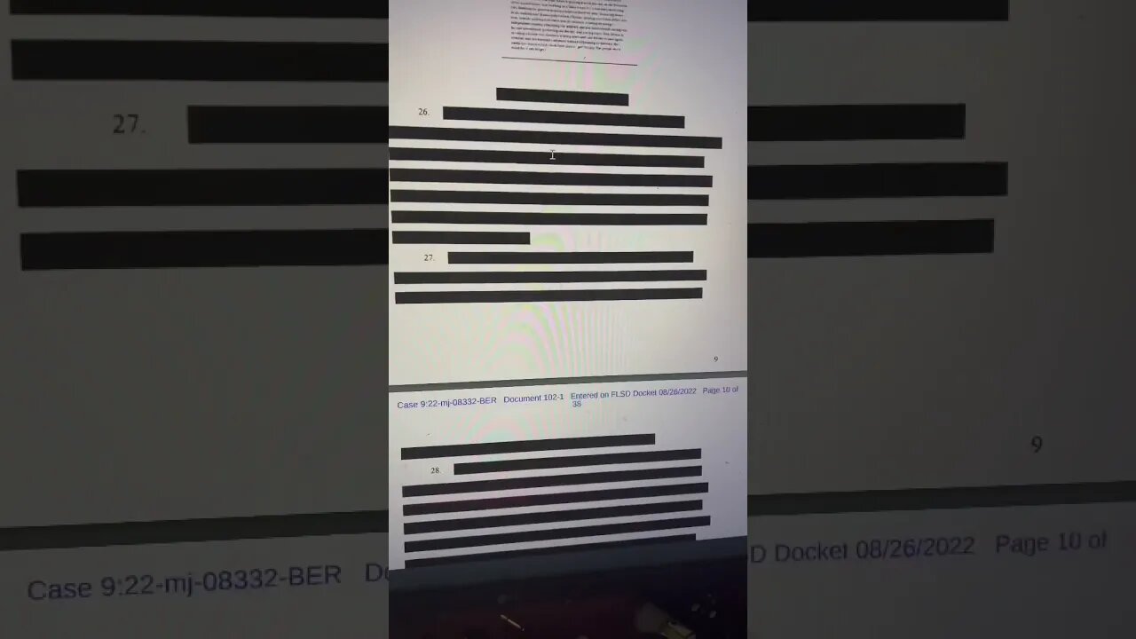 The mar a Lago raid affidavit has been released and it’s redacted to hell and back￼