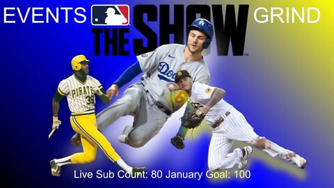 MLB The Show 21 Monday Night PLAYING WITH VIEWERS + EVENT GRINDING! Live Stream (1-2)