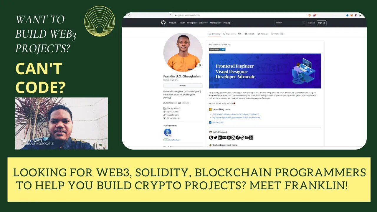 Looking For Web3, Solidity, Blockchain Programmers To Help You Build Crypto Projects? Meet Franklin!