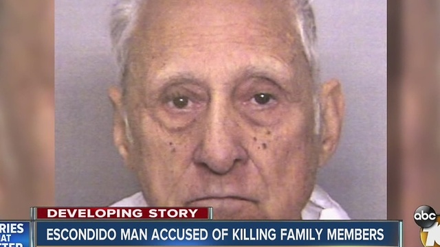 Escondido man accused of killing family members