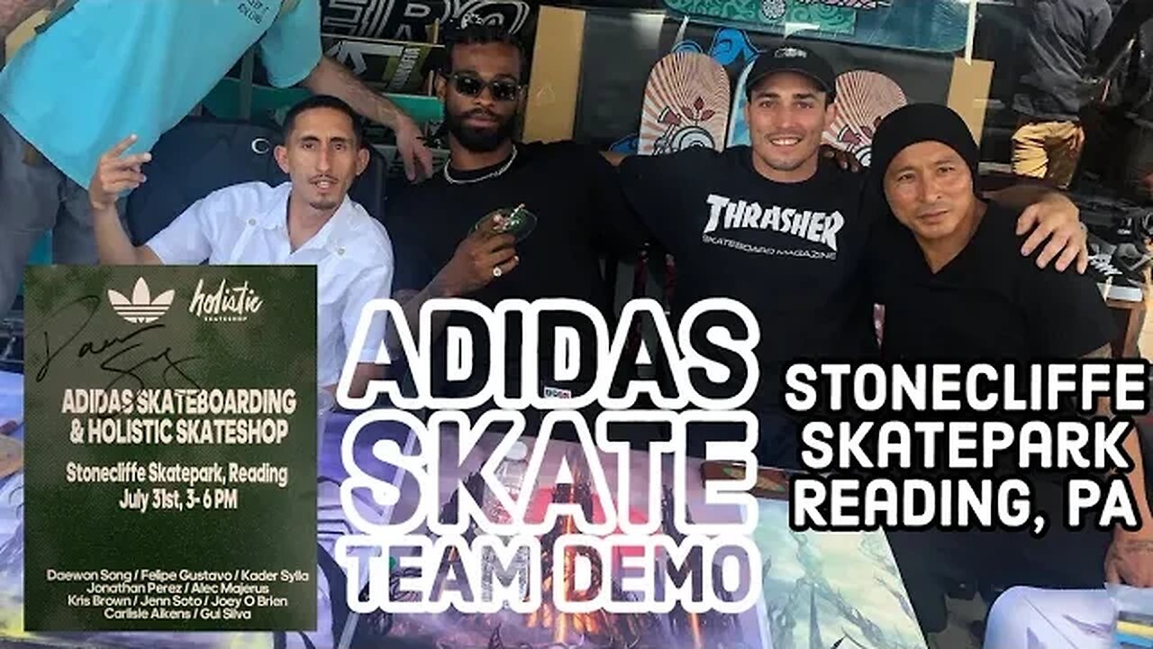 Daewon Song + the Adidas squad shut down Stonecliffe Skatepark