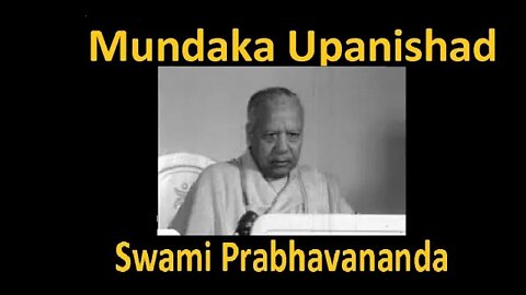 Mundaka upanishad - swami Prabhavananda