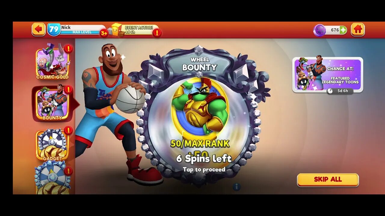 Bounty Wheel 11 x Spins - Looney Tunes World of Mayhem - Subscribe for more