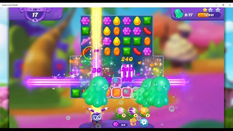 FRIENDS Level 101 Audio Talkthrough, Candy Crush Friends Saga, 28 Moves 0 Boosters