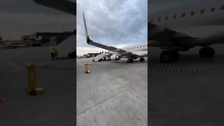 Boarding KLM Cityhopper Embraer 190