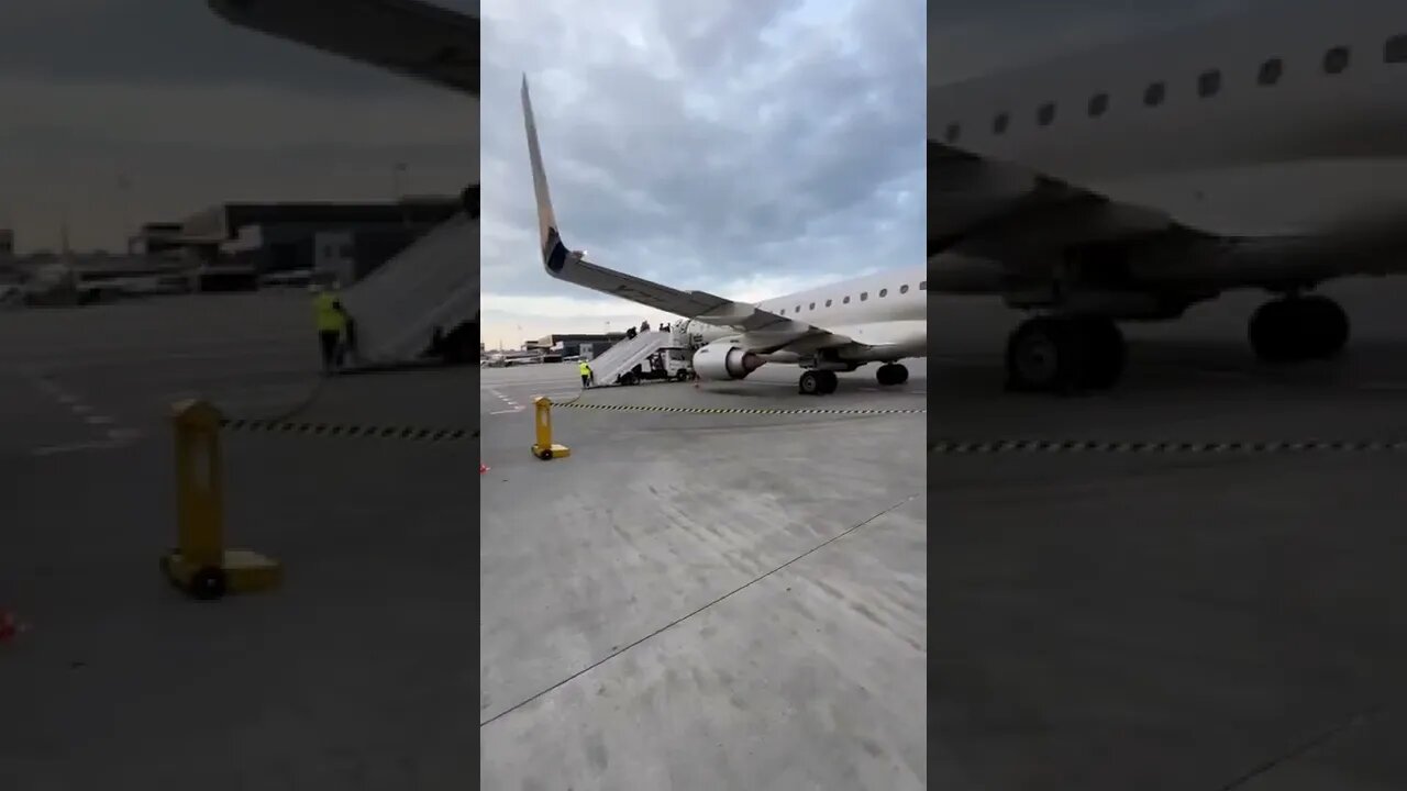 Boarding KLM Cityhopper Embraer 190