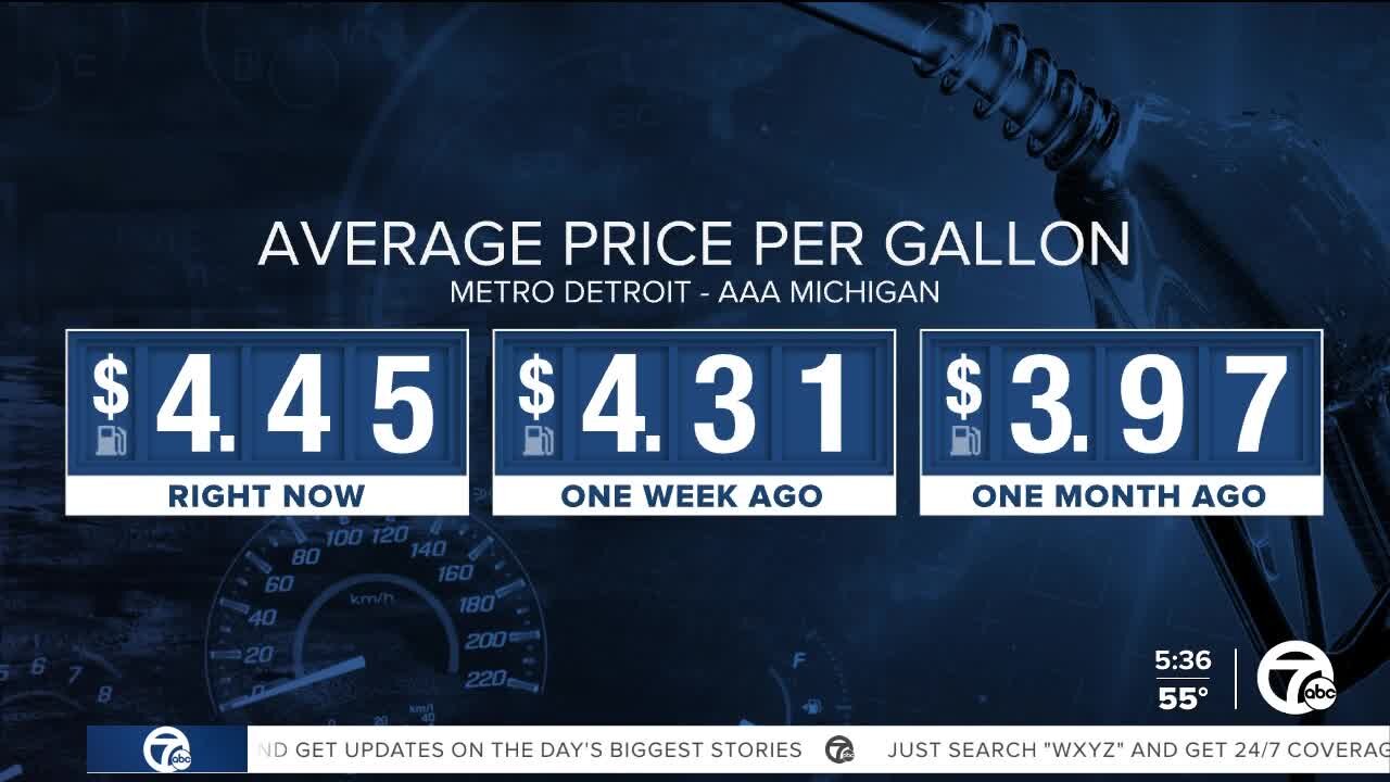 Gas prices in metro Detroit jump 14 cents to set another record high