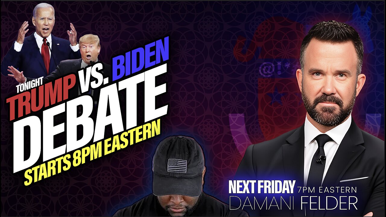 🚨 LIVE Trump Vs. Biden Debate Coverage 8PM Eastern - On The DUM Show