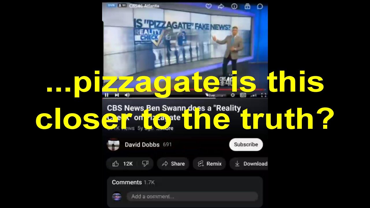 ...pizzagate is this closer to the truth?