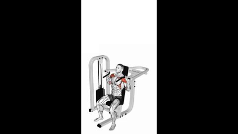Lever Shoulder Press Exercise.