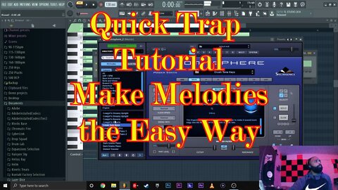 Trap Beat Tutorial FL Studio 20 808 Tuning HH Rolls Percussion.