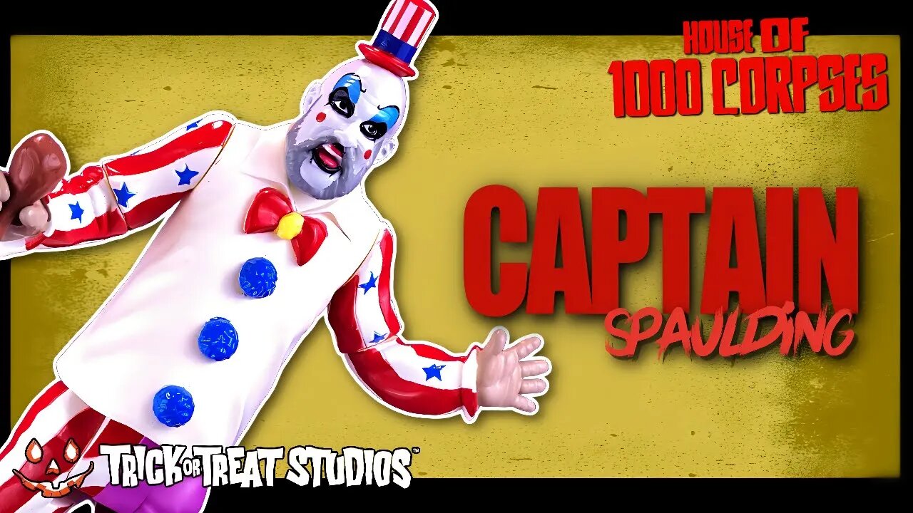 Trick or Treat Studios House Of 1000 Corpses Finger Lickin' Pistol Whippin' Captain Spaulding Figure