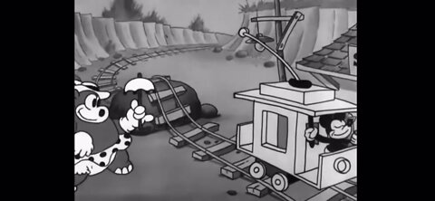 Bosko deflates a fat cow