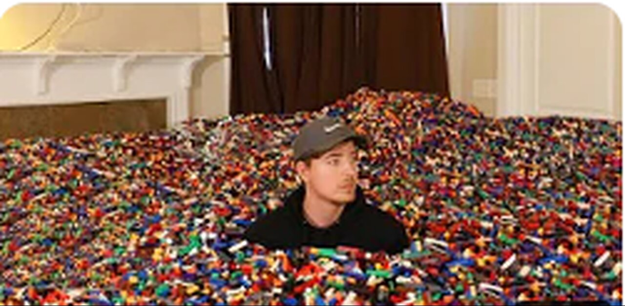 I Put 10 Million Legos in Friend's House