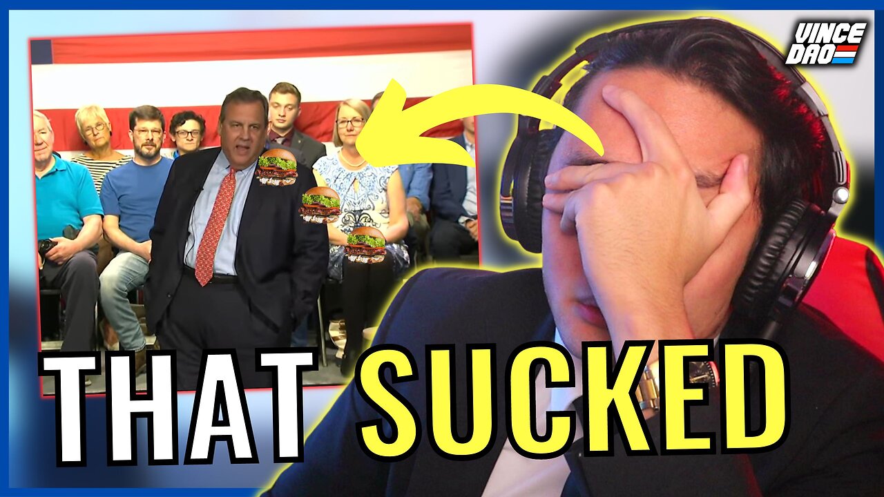 Chris Christie's 2024 Launch Event Was a MASSIVE FAIL ("HUGE" RINO)