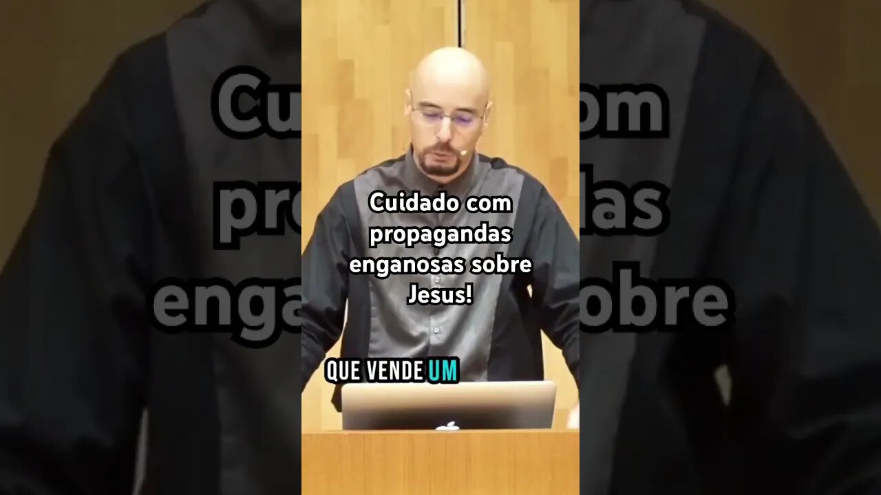 Cuidado com propagandas enganosas sobre Jesus.