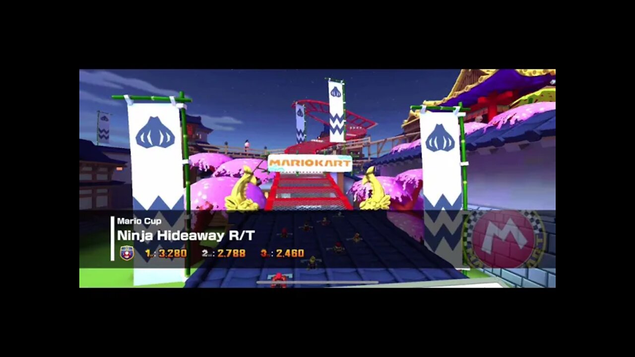 Mario Kart Tour - Ninja Hideaway R/T Gameplay