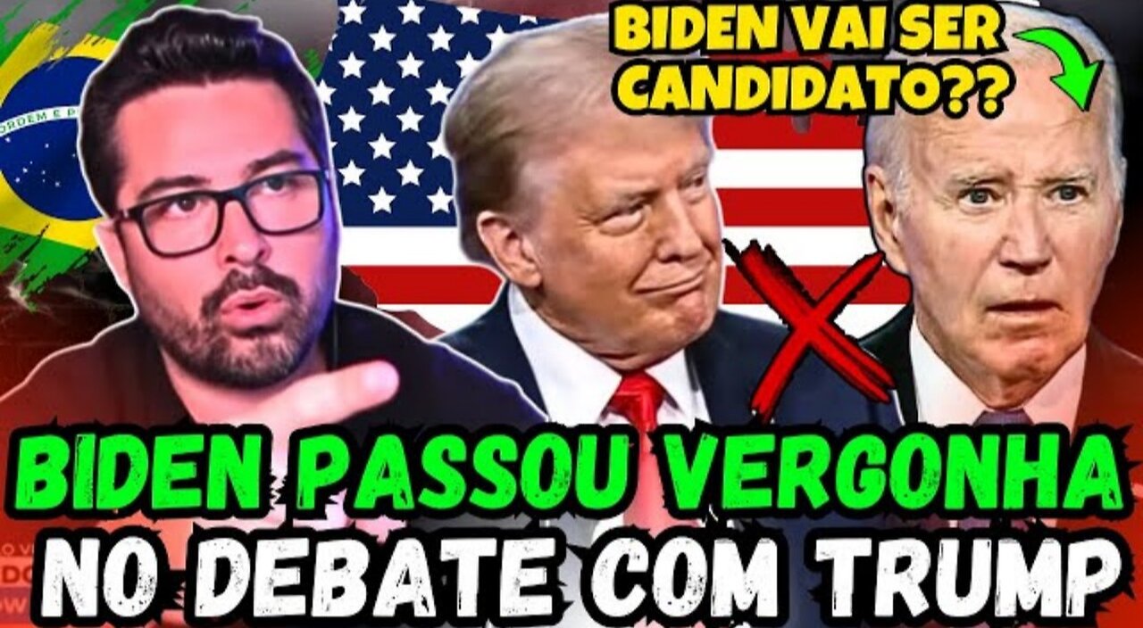 DEBATE! 🚨 Biden Passou vergonha com Trump e gera dúvidas!